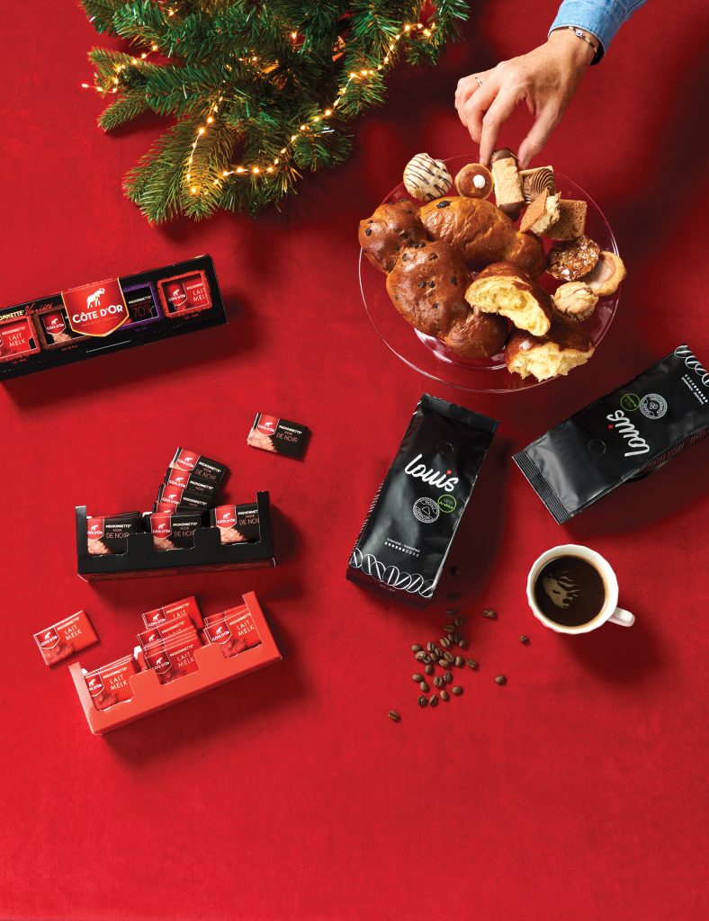 Chocolate coffee product photoshoot for magazine