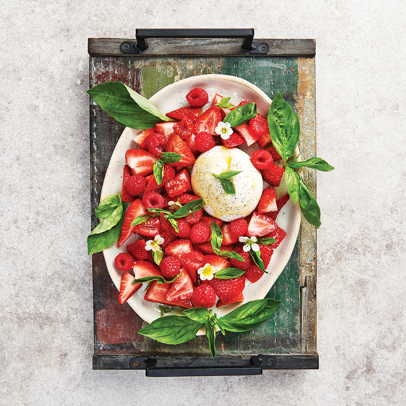Food styling studio fresh salad