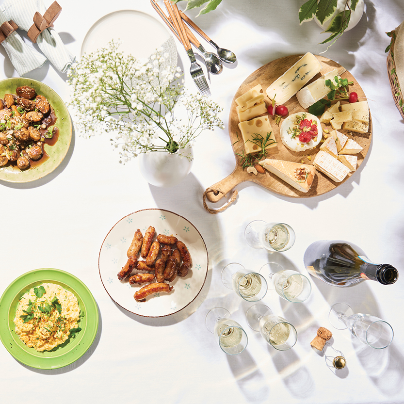Food styling studio picnic