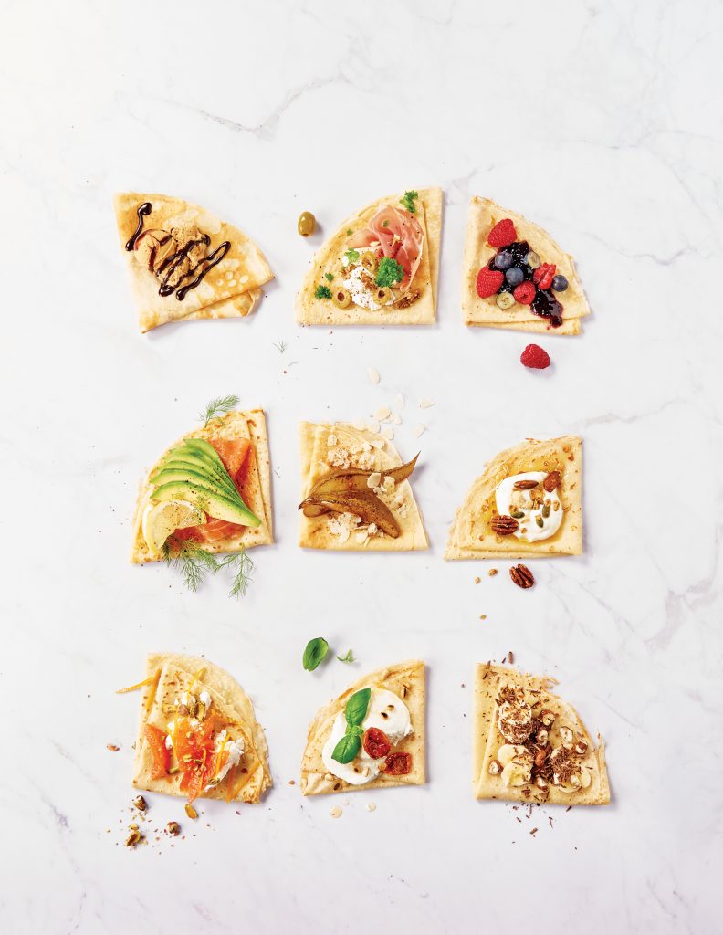Shooting photo culinary pancake